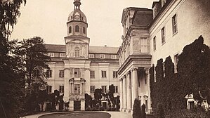 Schloss in Thüringen um 1890, TLMH Fotoarchiv