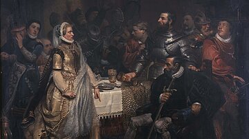 Gespräch | Katharina von Schwarzburg und Friedrich Schiller Gespräch | Katharina von Schwarzburg und Friedrich Schiller